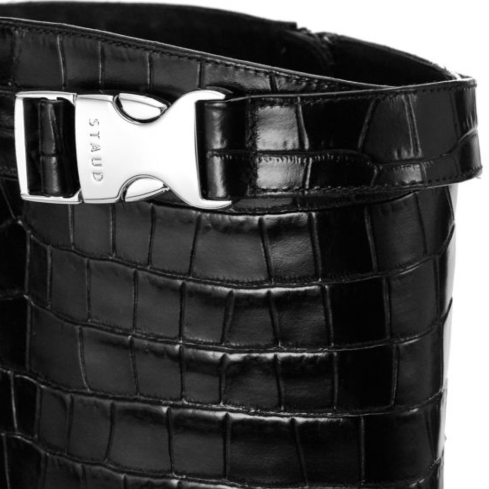 Staud Claud Buckle Riding Boots - Picture 2 of 15